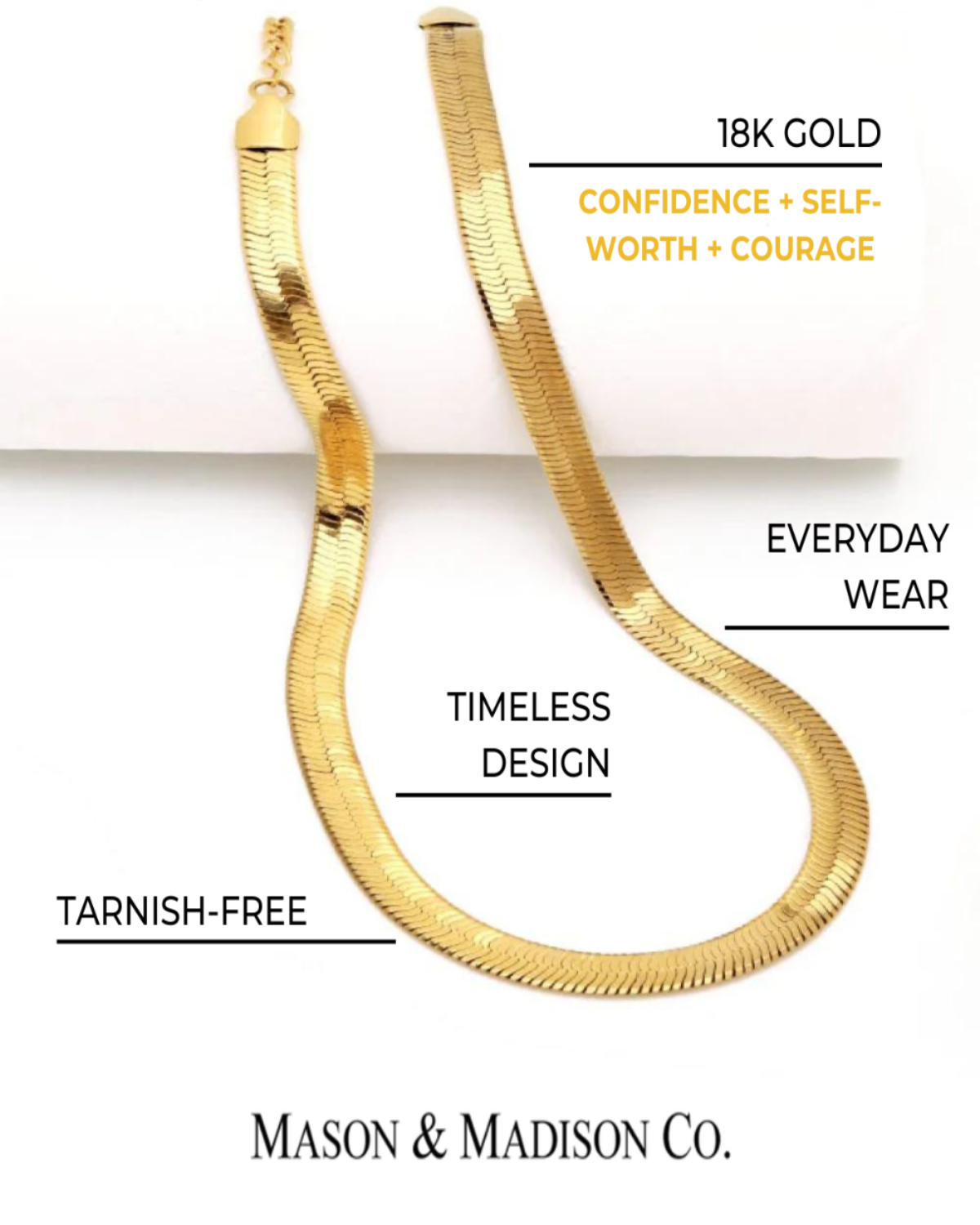 Best Trending 18K Gold Snake Chain Necklace Bracelet Set Gift on Sale for Women, Lady, Mother, Wife