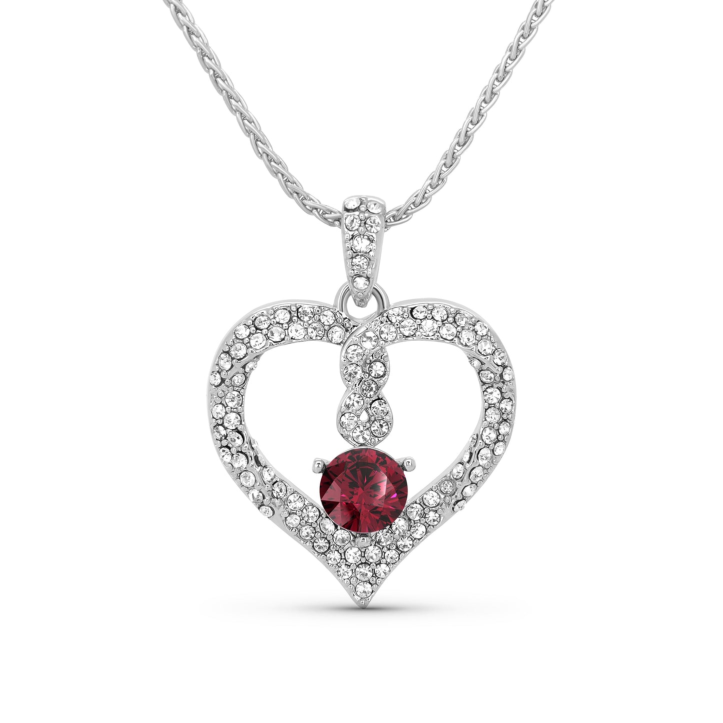 TRYNDI Infinity Birthstone Necklace